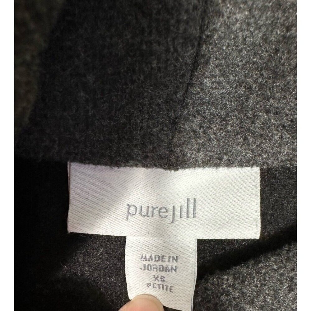 J Jill Pure‎ Jill Coat Womens Extra Small Gray Coatigan Cardigan Soft - Picture 4 of 10